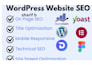 optimize on page and off page tecnical SEO for your website